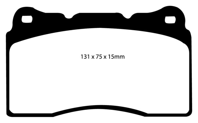 EBC Bluestuff NDX Brake Pad Set High Friction Sport & Race Material - Image 3