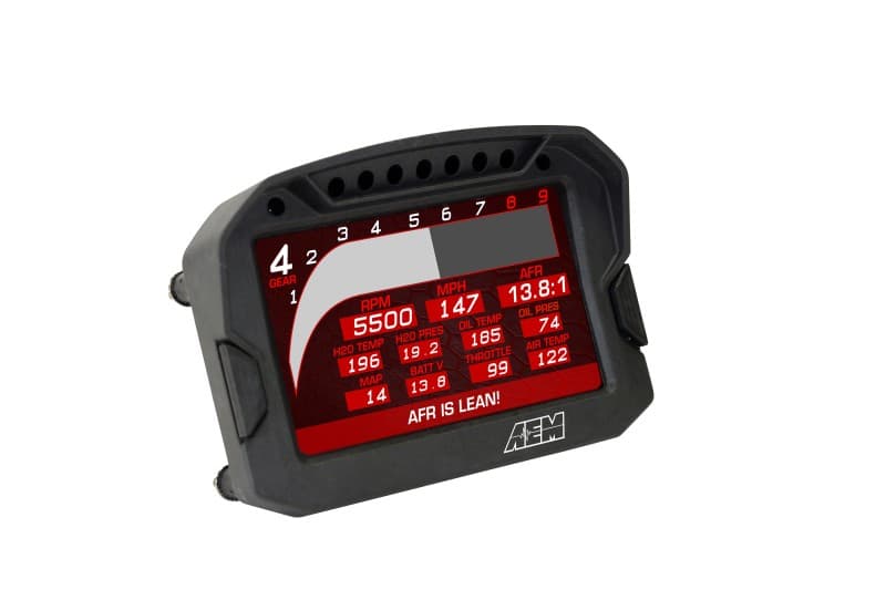 AEM CD-5 Carbon Digital Dash Display with Shift Lights - Image 9