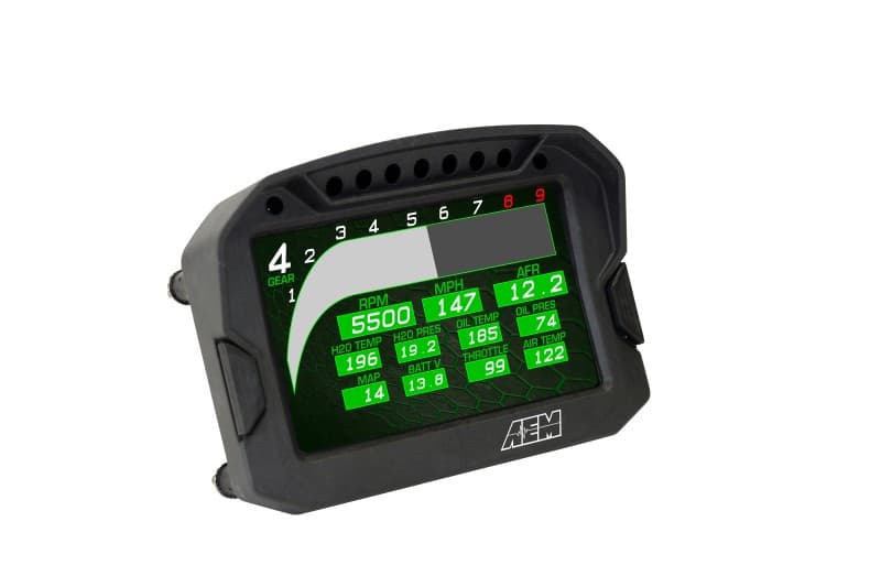 AEM CD-5 Carbon Digital Dash Display with Shift Lights - Image 6