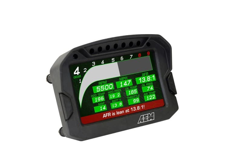 AEM CD-5 Carbon Digital Dash Display with Shift Lights - Image 7