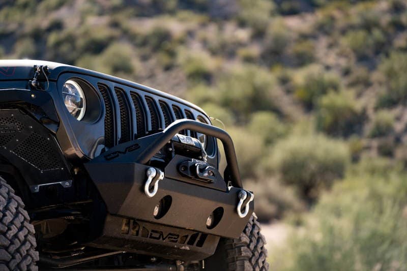 DV8 Offroad Inner Fender Liners for 2018+ Jeep JL Aluminum Black Front - Image 4