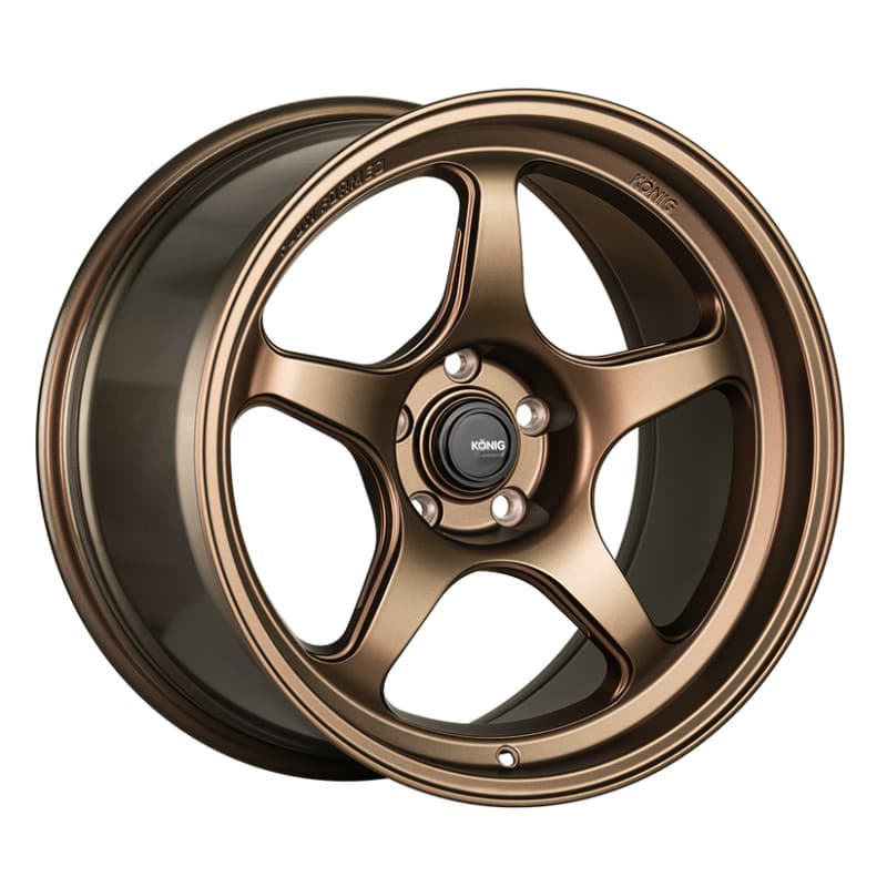 Konig Hyperspec 17x8 5x114.3 ET40 Matte Bronze Wheel Knurled Bead - Image 2