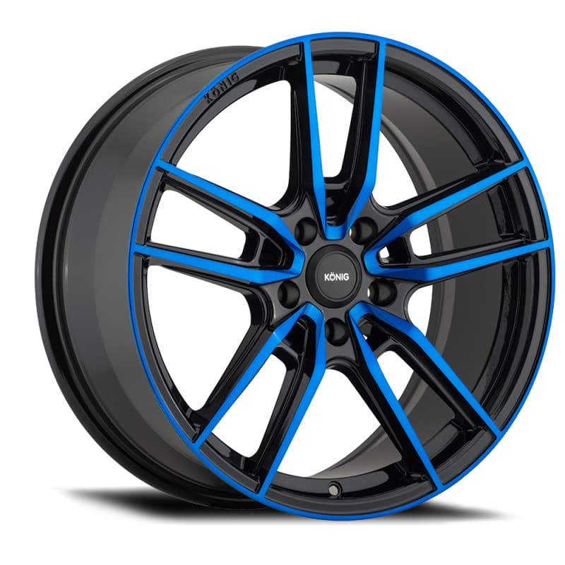 Konig Myth 19x8.5 5x114.3 ET40 Gloss Black Wheels