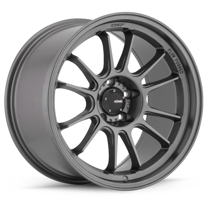 Konig Hypergram Wheels 18x9.5 5x114.3 ET35 Matte Grey - Image 2