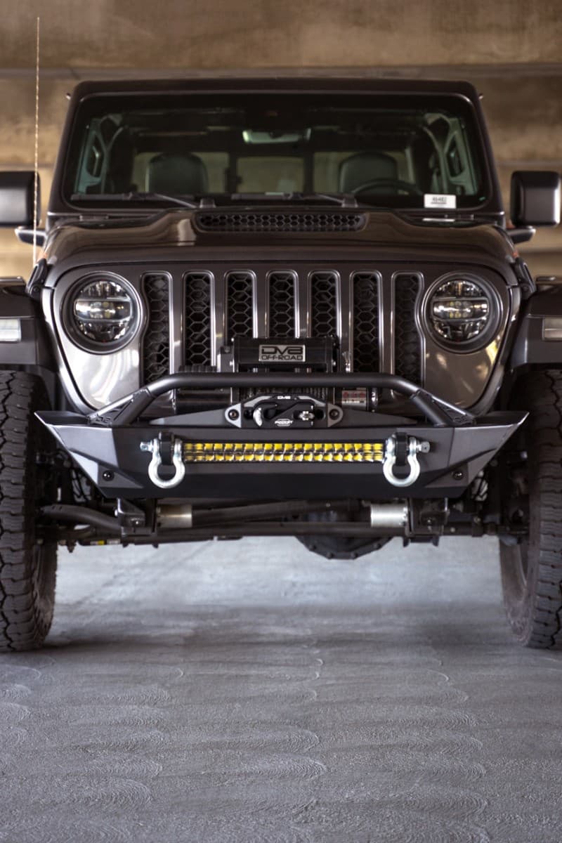 DV8 Offroad Stubby Winch Front Bumper for Wrangler JK/JL & Gladiator JT with ... - Image 6