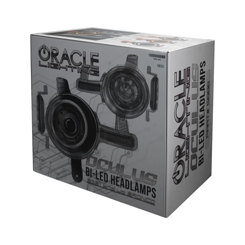 ORACLE Lighting Oculus Bi-LED Headlamp for 2021+ Ford Bronco 5,200 Lumens - Image 8