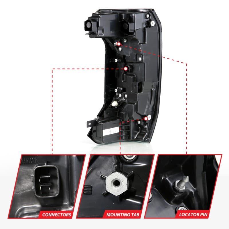 ANZO LED Tail Lights for 22-24 Toyota Tundra Z-Series Full LED Pair - Image 5