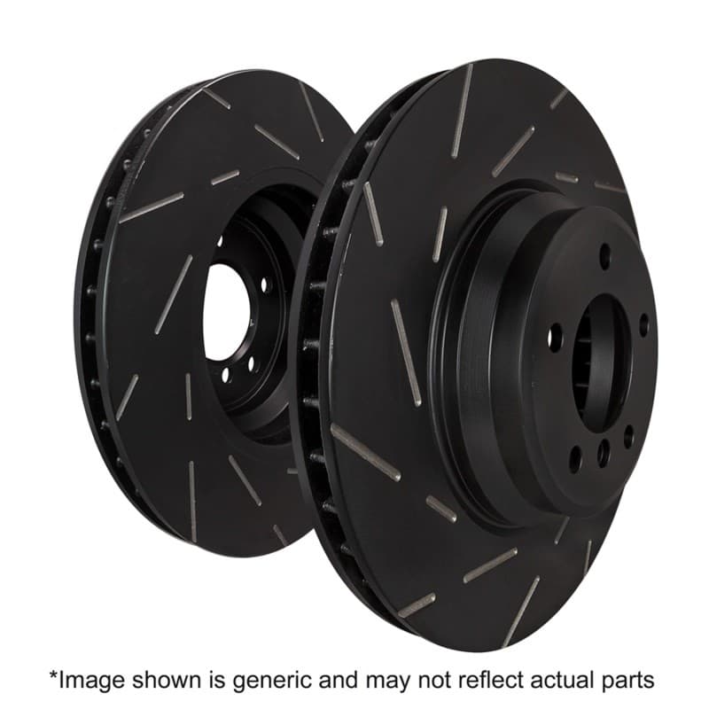 EBC USR Slotted Rotor Set for Chevy C6 High-Performance Grey Iron