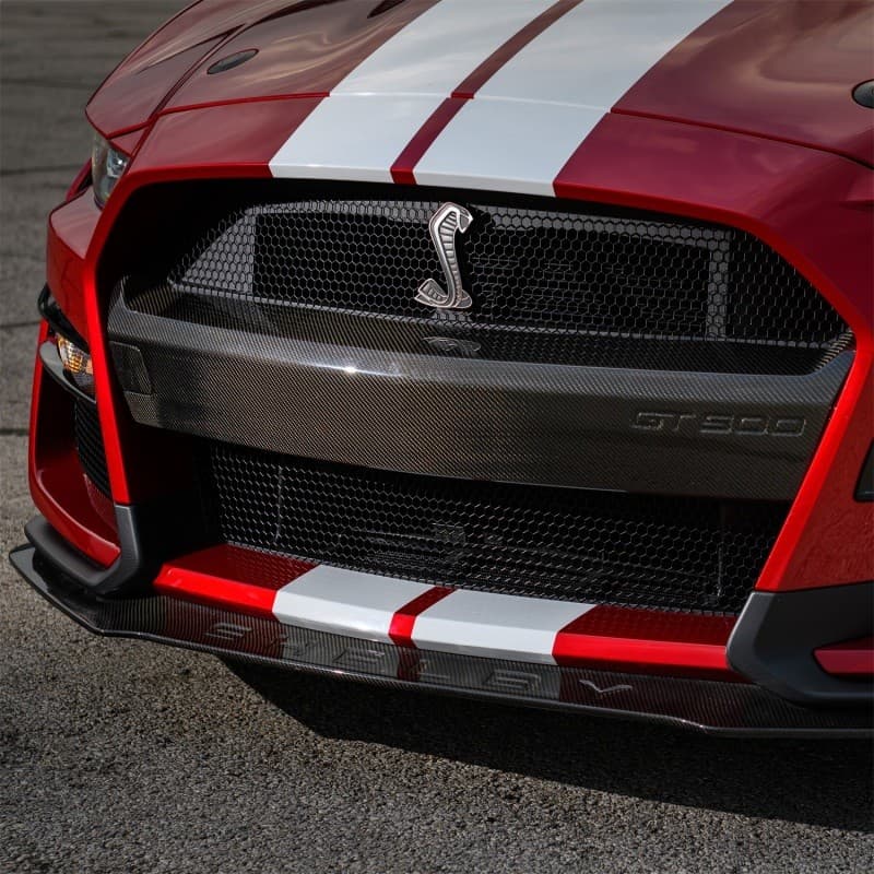 Ford Racing Front Bumper Carbon Fiber Insert for 2020-2021 Shelby GT500 - Image 5
