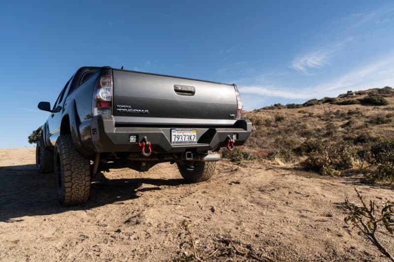 Body Armor 4x4 Pro Rear Bumper for Off-Road with Shackle Recovery Points & Li... - Image 4