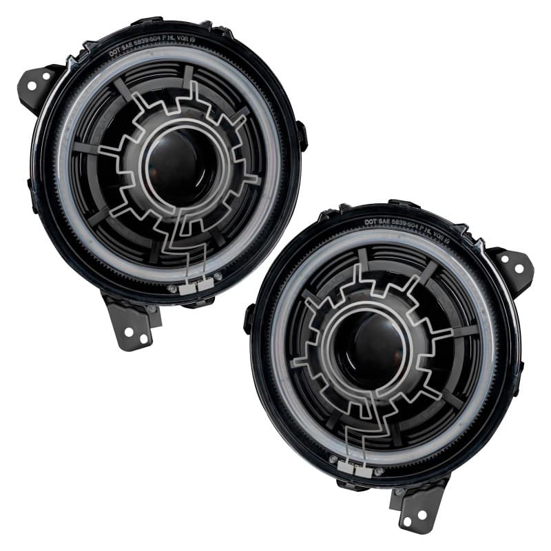 ORACLE Lighting Oculus Bi-LED Heated Headlights for Jeep Wrangler JL Gladiato... - Image 8