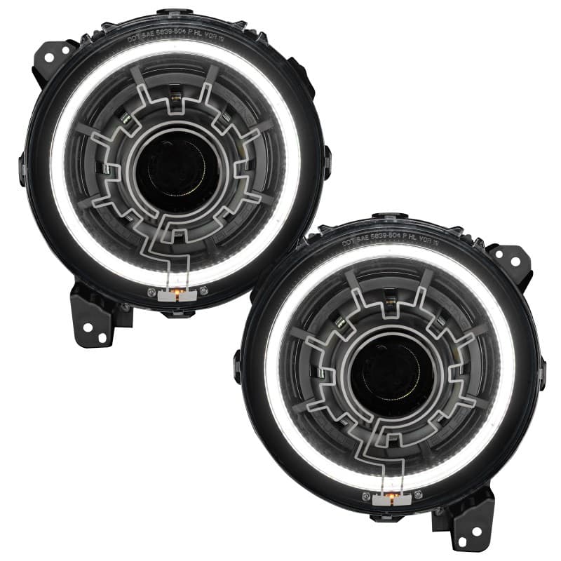ORACLE Lighting Oculus Bi-LED Heated Headlights for Jeep Wrangler JL Gladiato... - Image 6