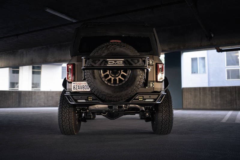 DV8 Offroad Rear Bumper for 6th Gen Bronco Low-Profile Steel Tube & Plate - Image 6