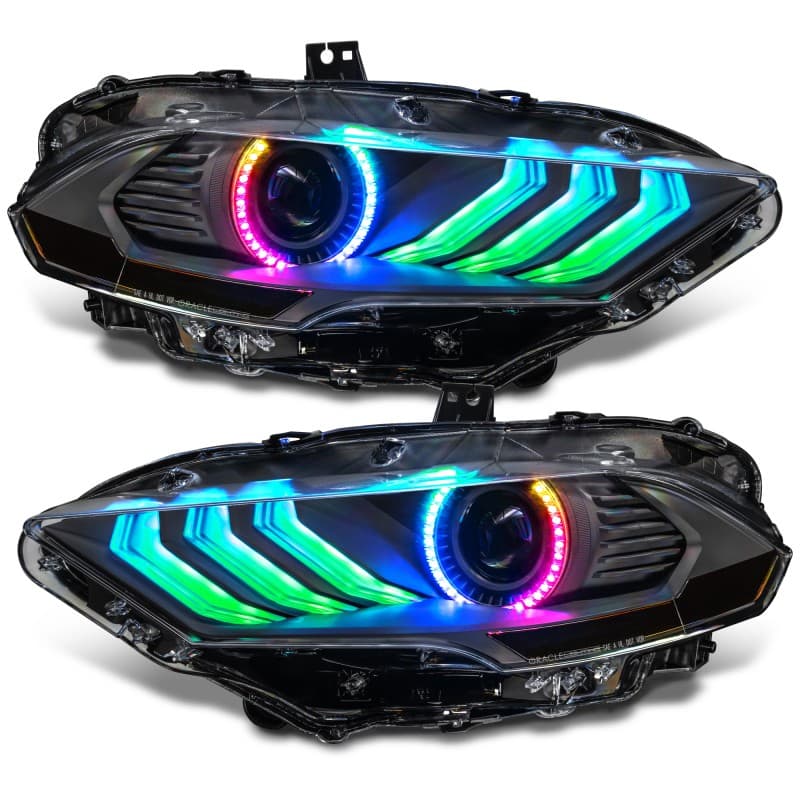 ORACLE Lighting Dynamic ColorSHIFT RGB+A Headlights for Ford Mustang with Seq... - Image 5