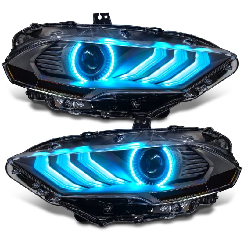 ORACLE Lighting Dynamic ColorSHIFT RGB+A Headlights for Ford Mustang with Seq... - Image 3