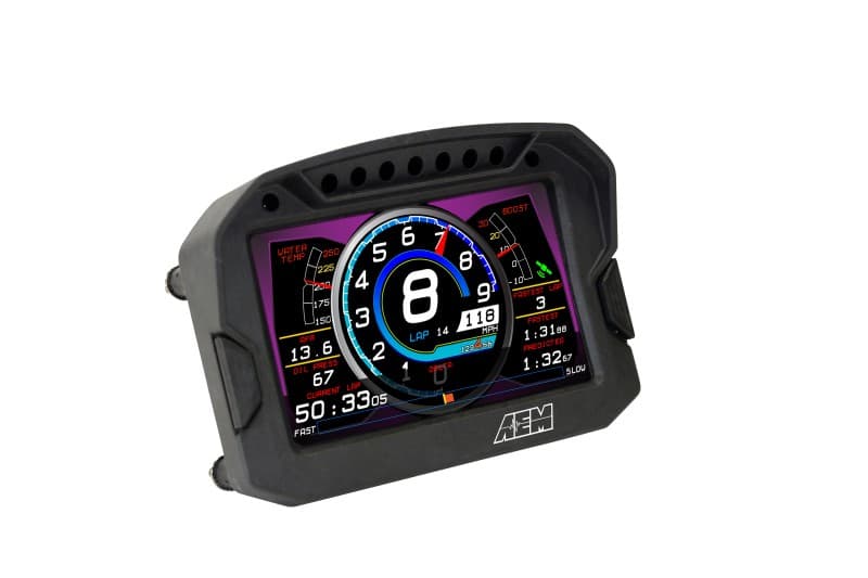 AEM Digital Dash CD-5 Carbon Fiber Display with Shift Lights - Image 9
