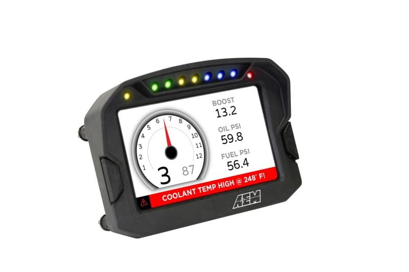 AEM Digital Dash CD-5 Carbon Fiber Display with Shift Lights - Image 7