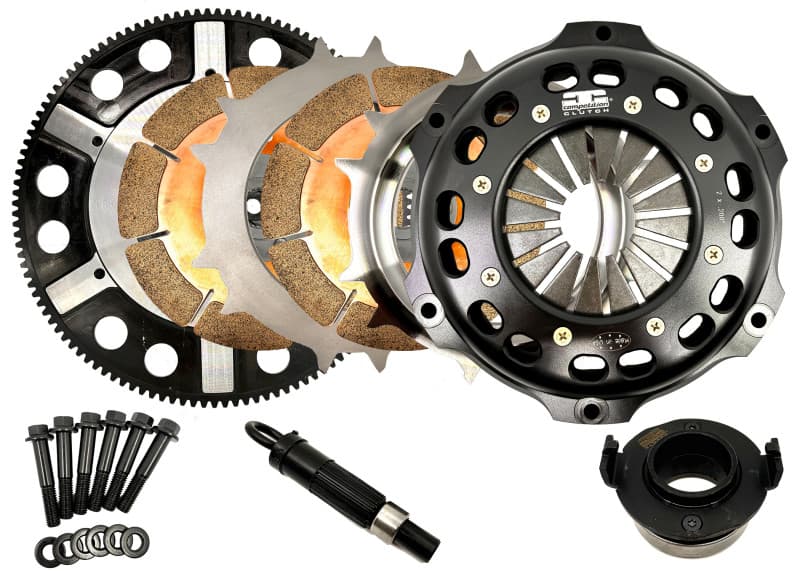 Competition Clutch Twin Disc Clutch Kit for 1350HP with 184 Series Micro-Fini...