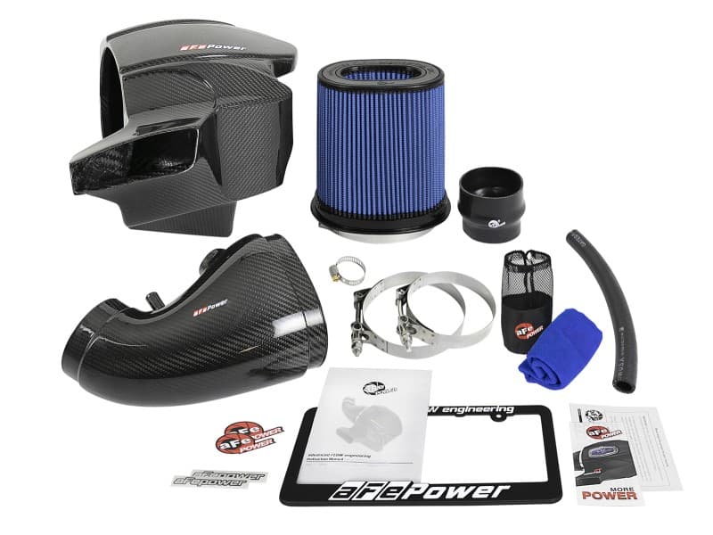 aFe Black Series Carbon Fiber Cold Air Intake with Pro 5R Filter - Image 6