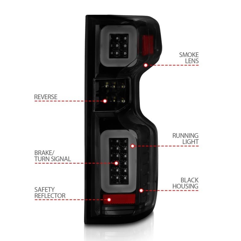 ANZO LED Taillights for Chevy C6 100% Street Legal - Image 4