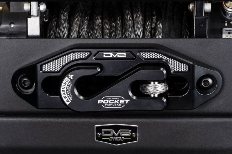 DV8 Offroad Pocket Fairlead for Synthetic Rope Winches 20,000 lb Load Limit - Image 3