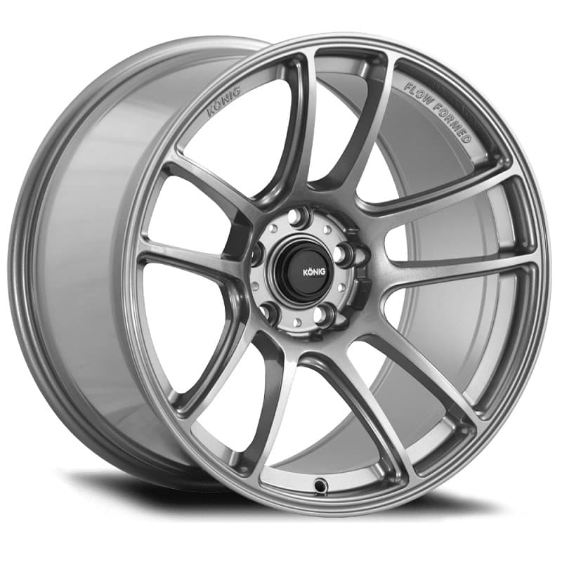 Konig Heliogram 18x12 5x114.3 ET20 Titanium Metallic Flow Formed Wheel - Image 2