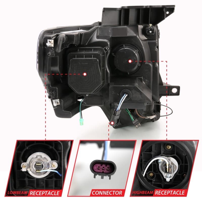 ANZO LED Projector Headlights for Chevy C6 - Image 5