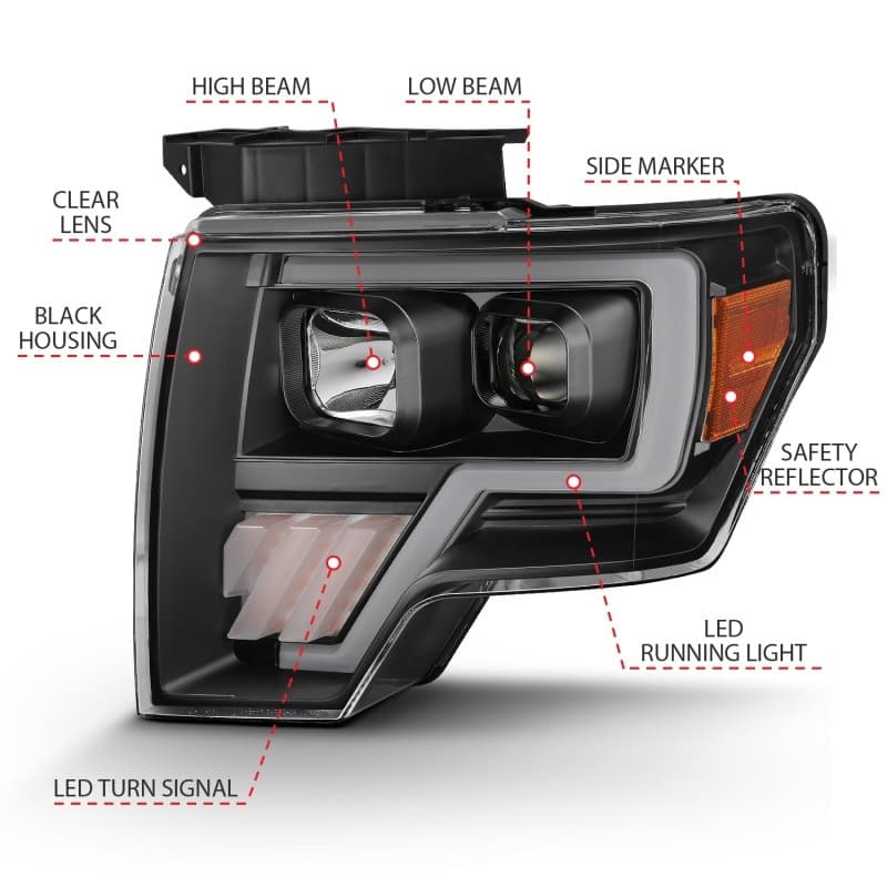 ANZO LED Projector Headlights for Chevy C6 - Image 6