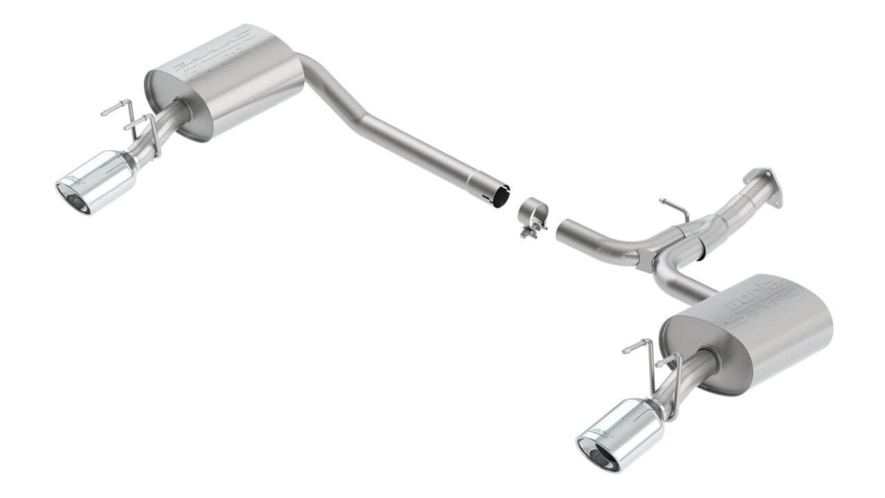 Borla Axle-Back Exhaust for Honda Accord Dual Exit Stainless Steel Tips