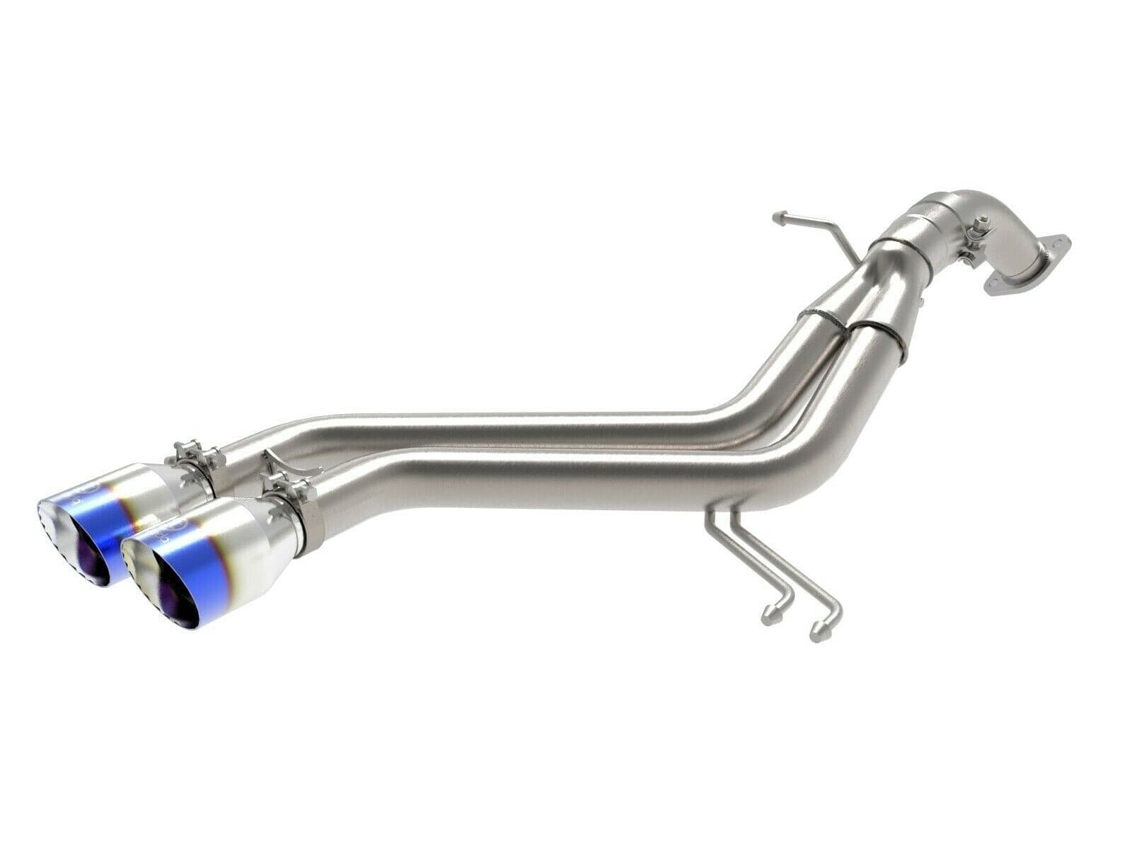 aFe Exhaust Axle Back for Chevy C6 2.5" 304 Stainless Steel Dual 4" Tips - Image 4