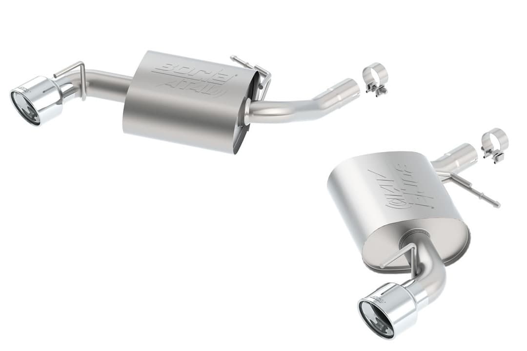 Borla Axle Back Exhaust for Single Tip Vehicles 4.5" Polished T-304 Stainless... - Image 3