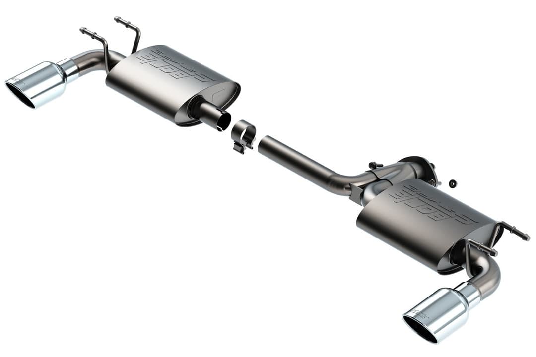 Borla Axle-Back Exhaust for Mazda 3 Hatchback 2.5L Skyactiv 2.5" Dual 2" Tips - Image 3