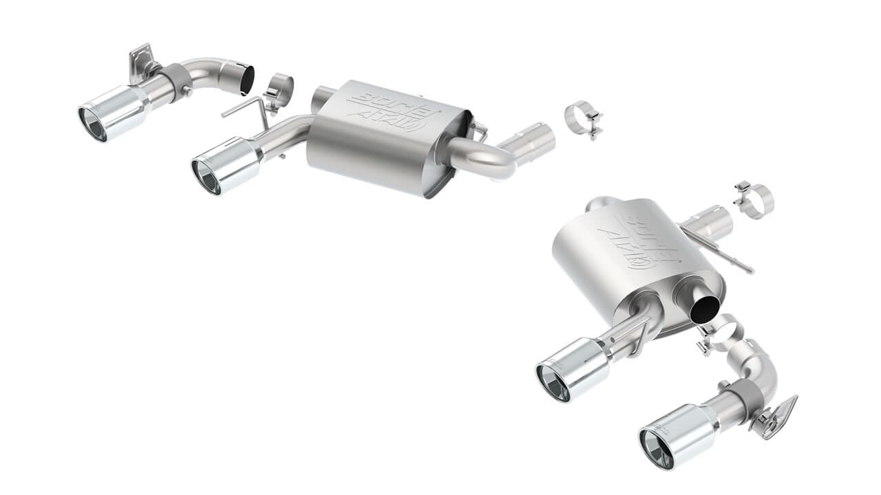 Borla Axle Back Kit for Camaro SS Coupe 2.75" Dual Tip ATAK Sound - Image 3