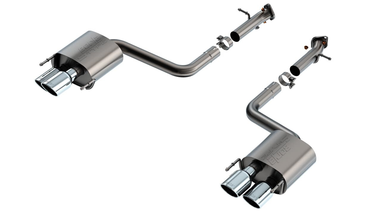 Borla Axle-Back Exhaust for Lexus RCF & IS 500 2.5" True Dual S-Type