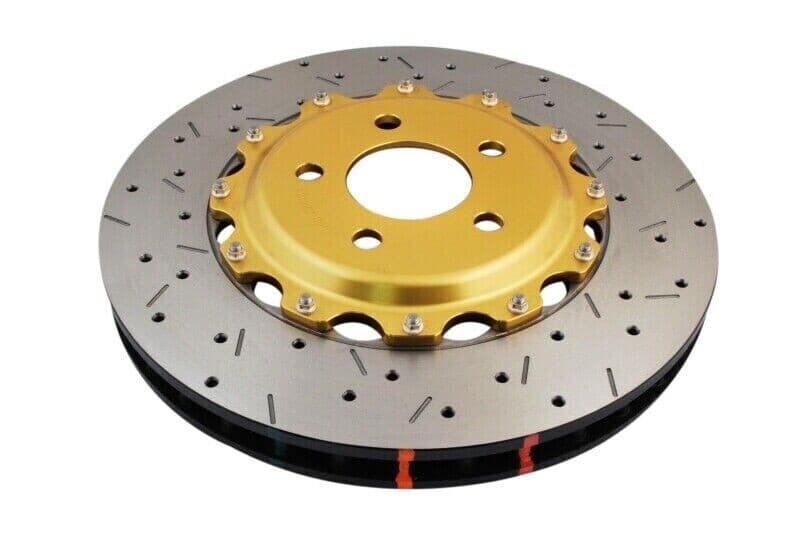 DBA 5000 Series XS 2-Piece Slot & Drill Rotors with Aluminum Hat - Image 4