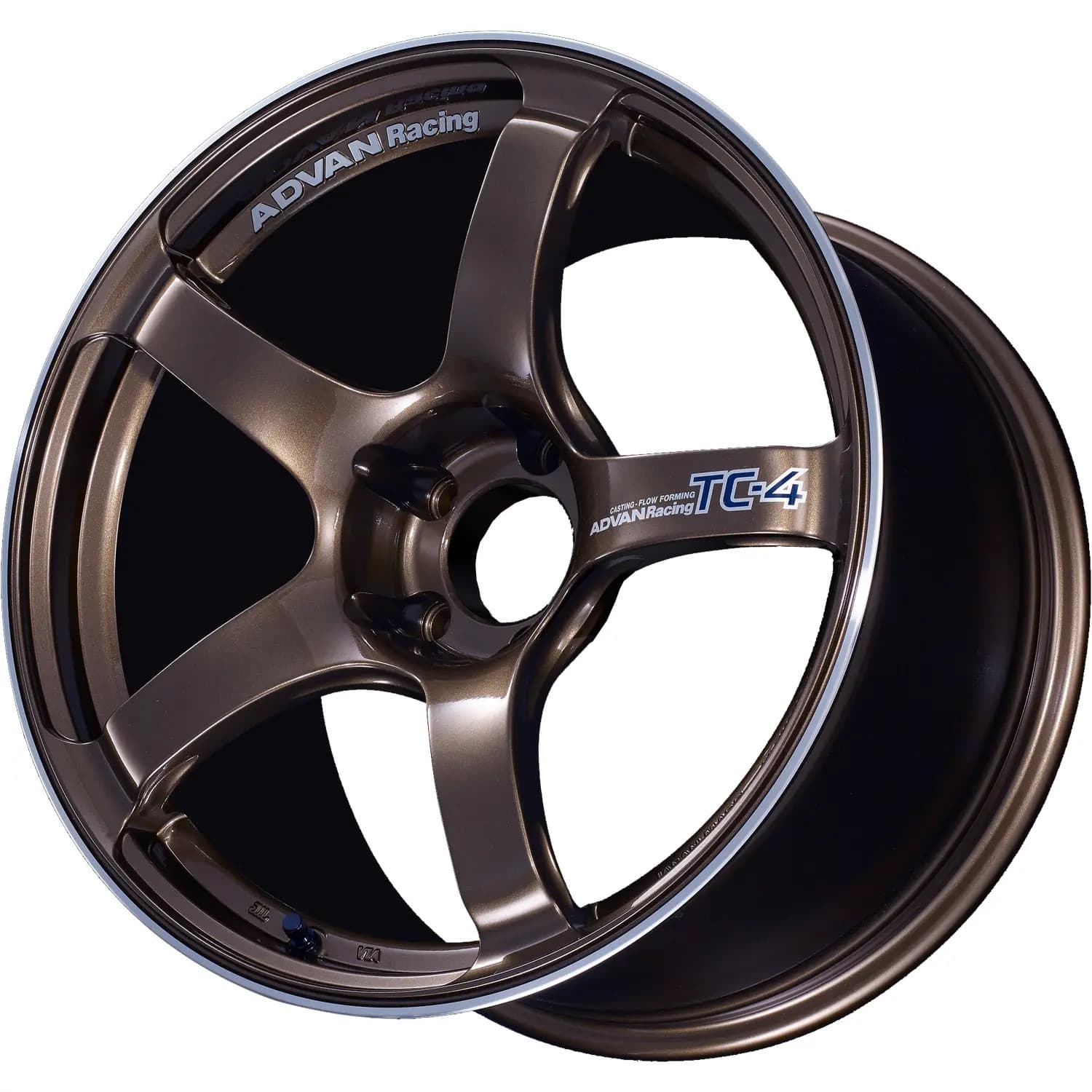 Advan TC4 17x9.0 +45 5x114.3 Umber Bronze Metallic Ring Wheel - Image 2