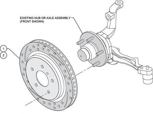Wilwood ProMatrix Front and Rear Rotor Kit for OE Calipers High-Temp Durable - Image 4
