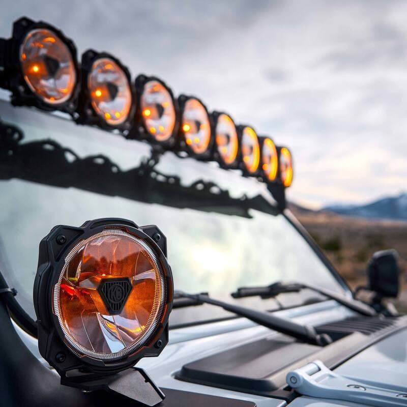 KC HiLiTES Gravity LED Titan 6" Wide-40 Beam Off-Road Lights with Titan Core - Image 7