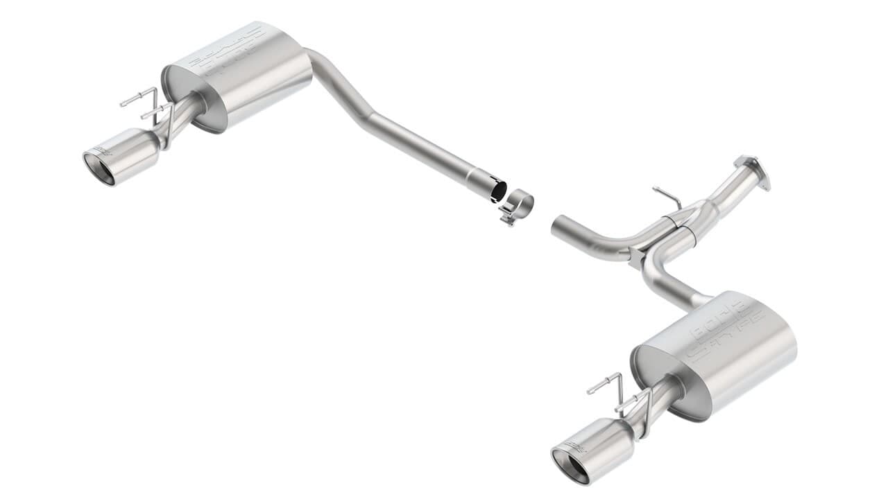Borla Axle-Back Exhaust for Honda Accord Coupe Polished T-304 Stainless Steel... - Image 4