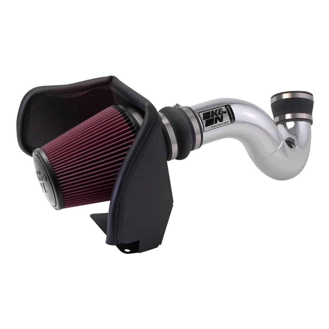 K&N Engineering Cold Air Intake for Chevy C6 Mandrel-Bent Aluminum Tube