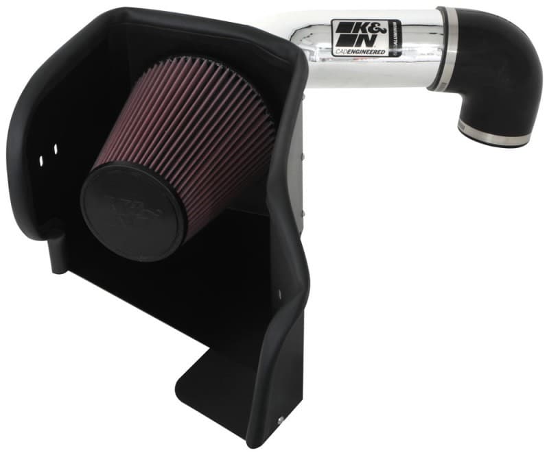 K&N Engineering Cold Air Intake for Chevy C6 Mandrel-Bent Aluminum Tube - Image 2