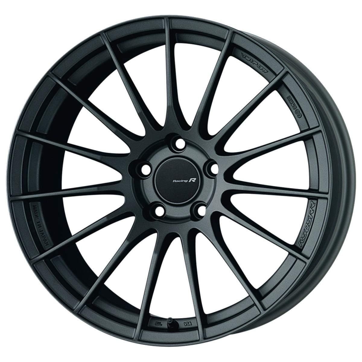 Enkei RS05-RR 18x9.5 35mm ET 5x114.3 Matte Gunmetal Wheel - Image 3