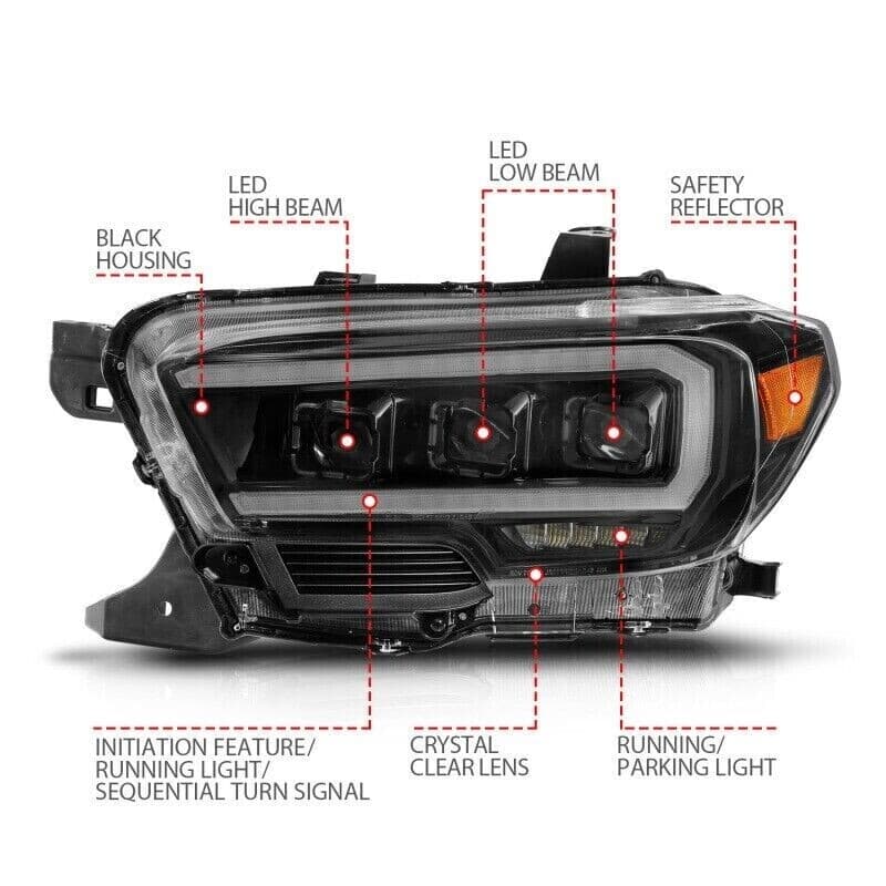 ANZO LED Projector Headlights for Chevy C6 111563 - Image 7