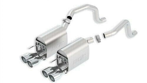 Borla Axle-Back Exhaust for Chevy C6 Dual 4" T-304 Stainless Steel Tips - Image 4