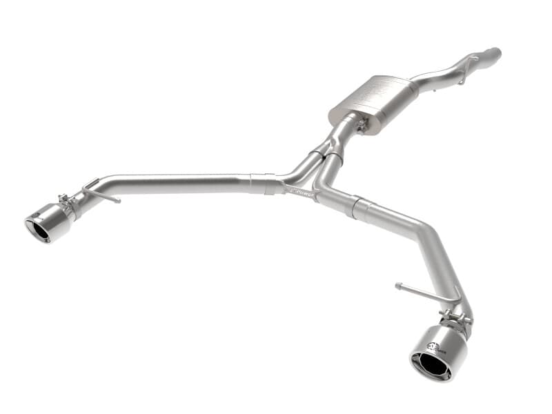 aFe Exhaust Axle Back System 3in 304 Stainless Steel with Dual 4in Tips - Image 6