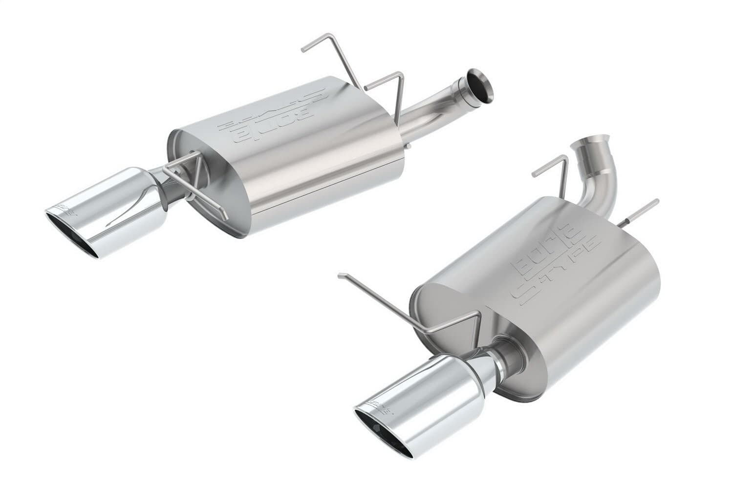 Borla Axle Back Exhaust System T-304 Stainless Steel Chrome Tips - Image 5