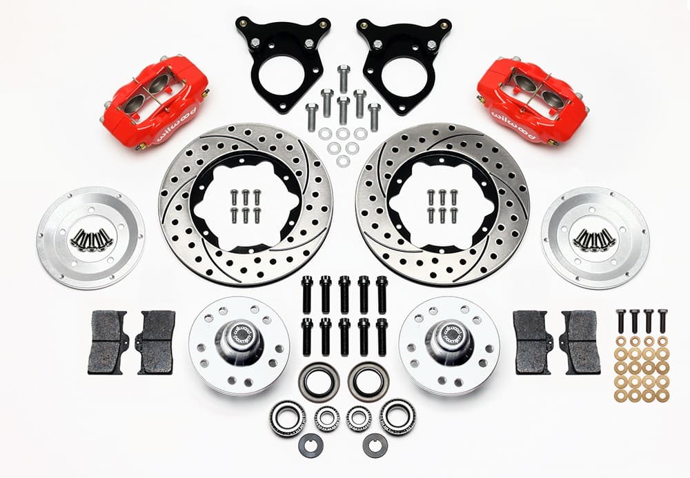 Wilwood Dynalite 4-Piston Front Hub Brake Kit for American Muscle Cars - Image 2