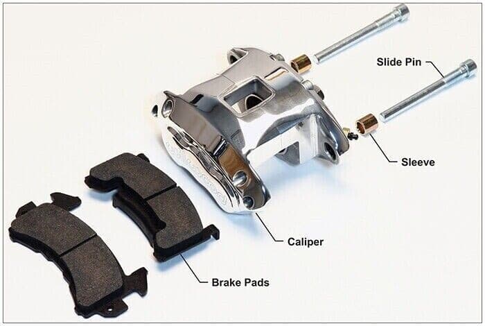 Wilwood D154 Front Caliper Kit for GM Cars 1 or 2 Piston Forged Aluminum - Image 3