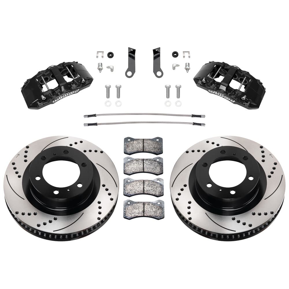 Wilwood Aero6-DM Front Brake Kit for 15-21 Toyota 4Runner Slotted