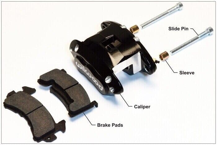 Wilwood D154 2-Piston Rear Caliper Kit for Custom Applications Forged Aluminum - Image 3
